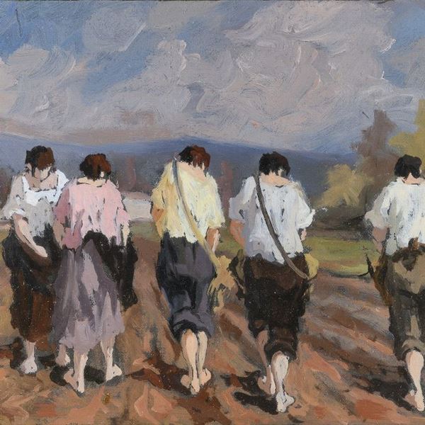 DIPINTO AGRICOLTORI F.TO BONETTI