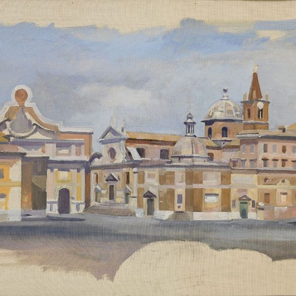 DIPINTO PIAZZA DEL POPOLO