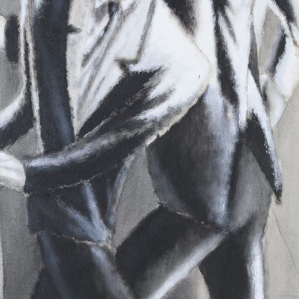 DIPINTO DUE PERSONAGGI DI LUCA MATTI, 1994