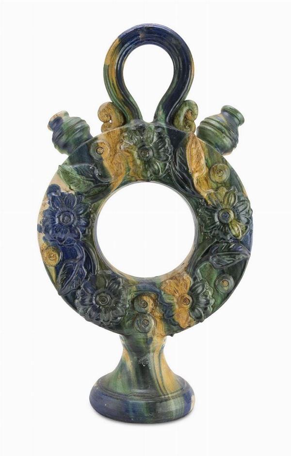 FIASCA IN MAIOLICA DI SEMINARA