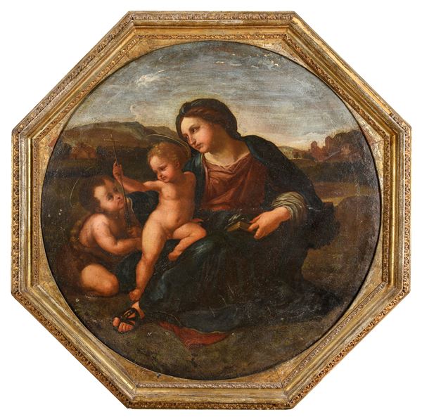 LA MADONNA D'ALBA, DA RAFFAELLO DEL XVI SECOLO