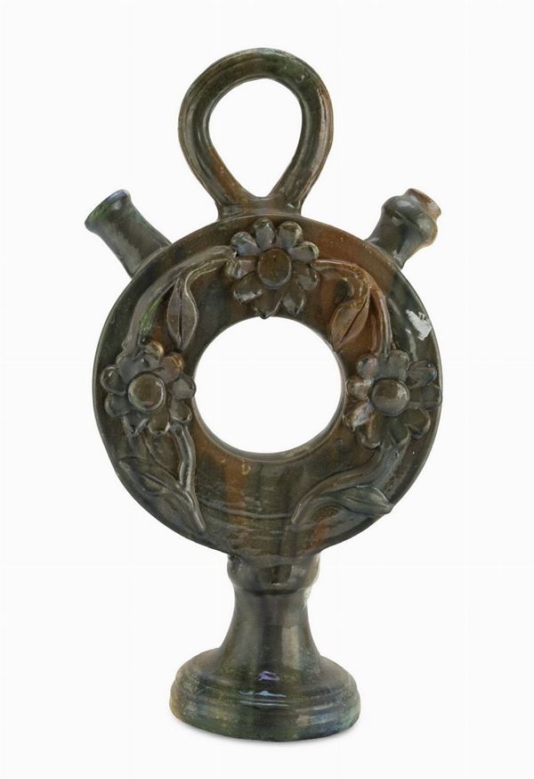 FIASCA A CIAMBELLA IN TERRACOTTA, SEMINARA