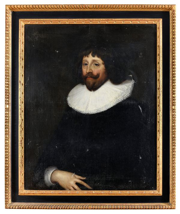 RITRATTO DI GENTILUOMO DI SEGUACE DI ANTON VAN DYCK