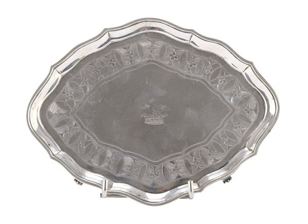 PICCOLO SALVER IN ARGENTO, LONDRA 1796