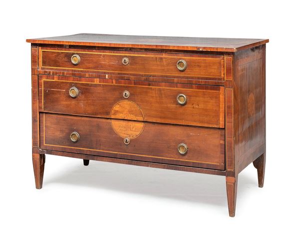 COMMODE IN EBANO VIOLA, PROBABILMENTE LOMBARDIA