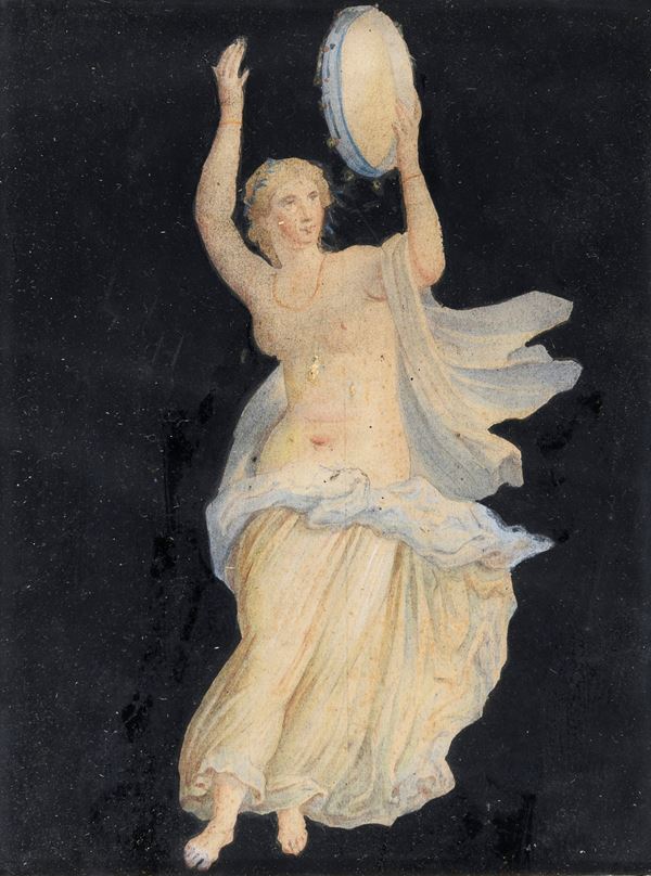 DIPINTO ALLEGORIA POMPEIANA