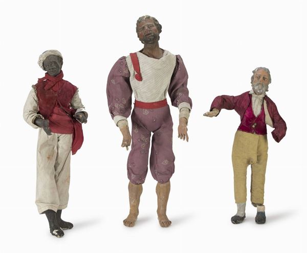 TRE GRANDI PASTORI DA PRESEPE, NAPOLI