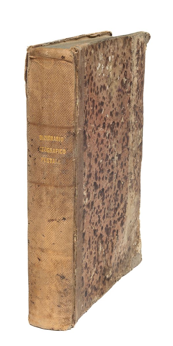 DIZIONARIO GEOGRAFICO POSTALE PRIMA EDIZIONE