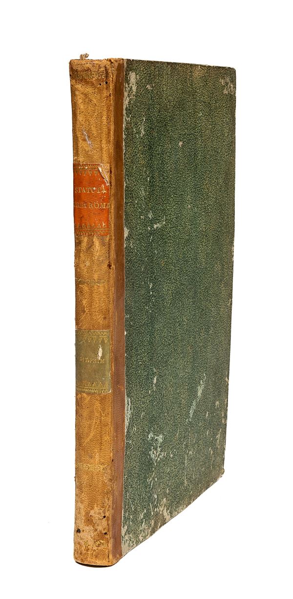 CINQUECENTINA STATUTO ROMANO
