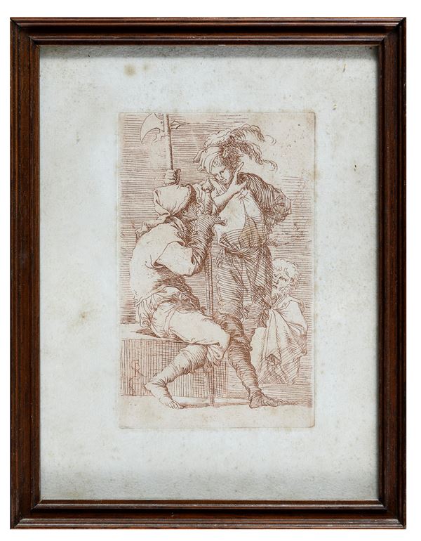 QUATTRO INCISIONI DA SANGUIGNE DI SALVATOR ROSA