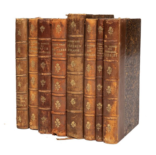 OTTO VOLUMI LETTERATURA IN BELLE LEGATURE