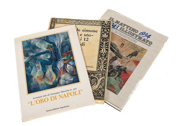 TRE VOLUMI EDIZIONI D'ARTE NAPOLI