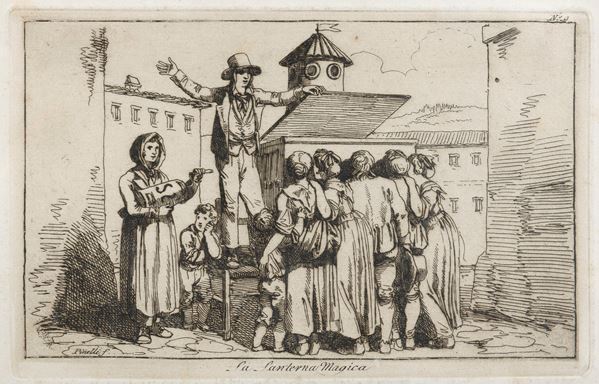 NOVE INCISIONI, SCENE DI VITA ROMANA DA PINELLI