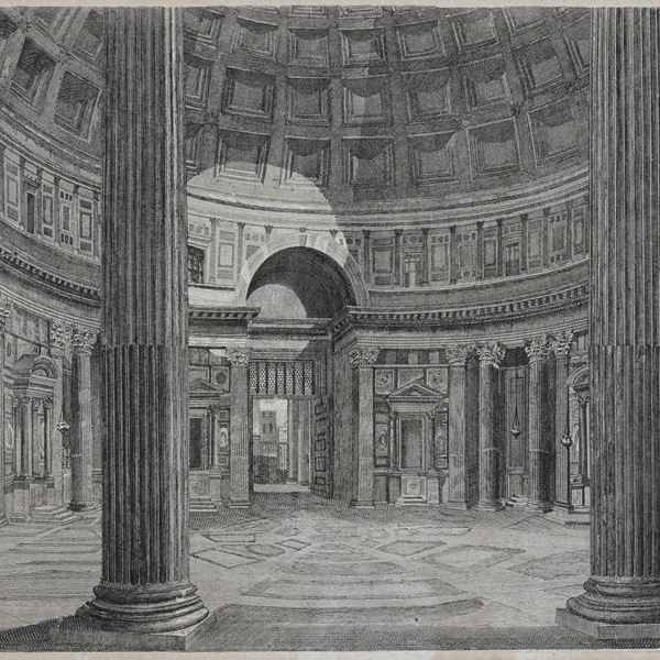 STAMPA INTERNO DEL PANTHEON