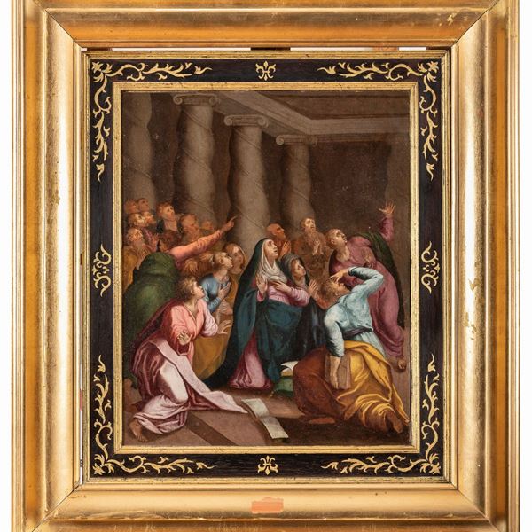 RAME LO SPIRITO SANTO DI PITTORE MANIERISTA DEL CINQUECENTO