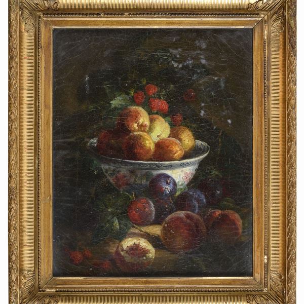 DIPINTO NATURA MORTA DI JULES ANTOINE PELLETIER