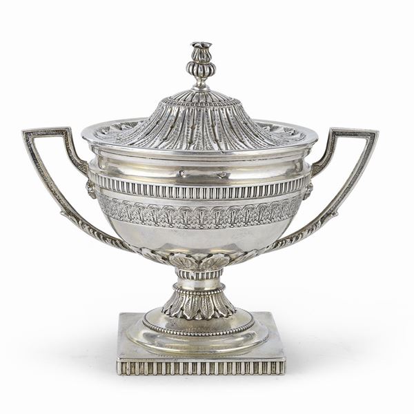 ZUCCHERIERA IN ARGENTO, STATO PONTIFICIO PRIMO QUARTO 1800