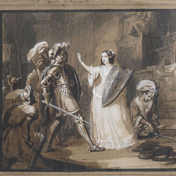 ACQUERELLO EGILDA DI TOMMASO LORENZONE