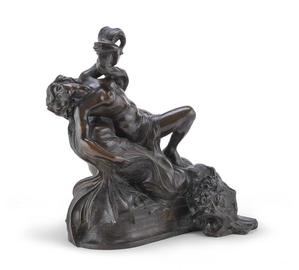 SCULTURA IN BRONZO NAJADE DI MARIO RUTELLI