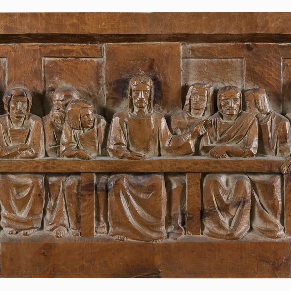 BASSORILIEVO IN LEGNO DI AUGUSTO MURER