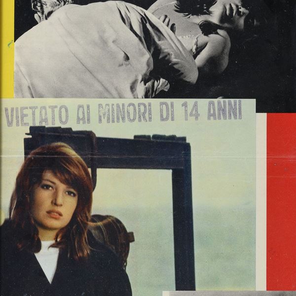 LOCANDINA ORIGINALE DEL FIM DESERTO ROSSO, 1964