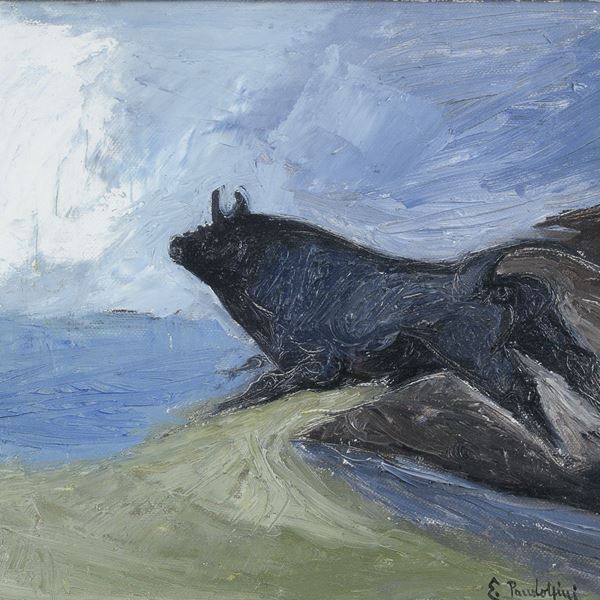 DIPINTO TORO DI EMANUELE PANDOLFINI