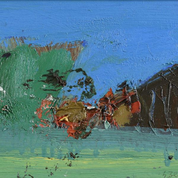 DIPINTO PAESAGGIO DI GIANPAOLO BERTO