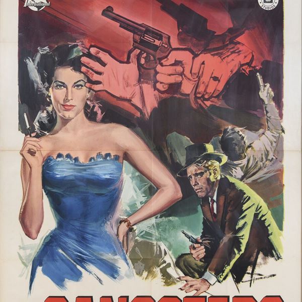 MANIFESTO ORIGINALE DEL FILM I GANGSTERS, 1946