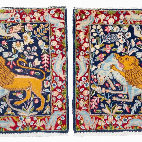 COPPIA DI TAPPETINI TABRIZ