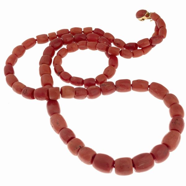 COLLANA IN CORALLO ROSSO