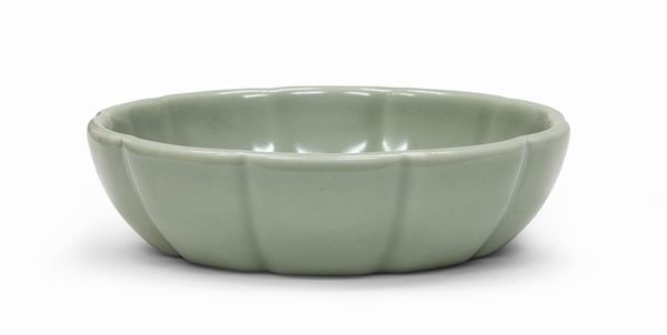 VASCHETTA PER CALLIGRAFIA IN PORCELLANA CELADON, CINA