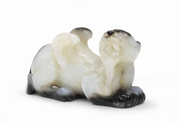 PICCOLA SCULTURA IN GIADA, CINA
