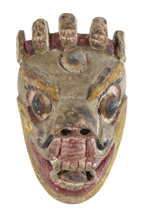 MASCHERA MAHAKALA DHARMAPALA, TIBET