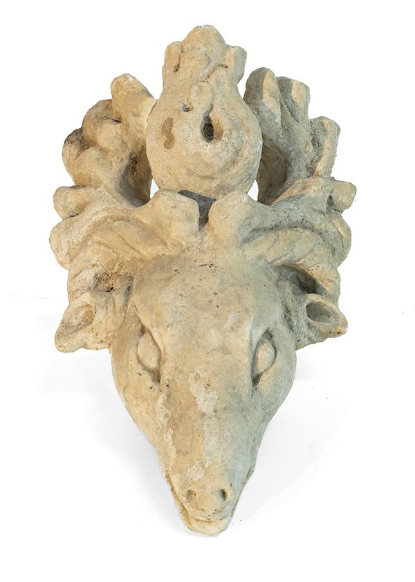 ELEMENTO DI FONTANA IN MARMO, PERIODO MEDIEVALE
