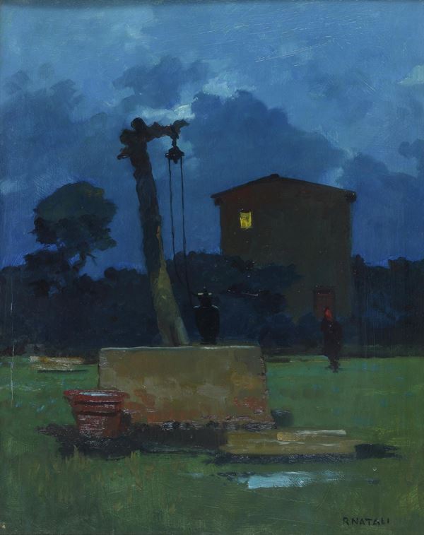 DIPINTO NOTTURNO DI RENATO NATALI