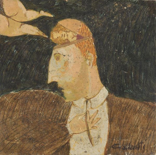 COPPIA DI TECNICHE MISTE DI ALBERTO GALLERATI
