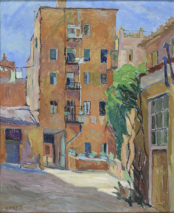 DIPINTO DI ENRICO BENAGLIA, ANNI '50
