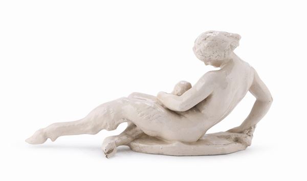 SCULTURA IN CERAMICA FAUNESSA DI VALMORE GEMIGNANI