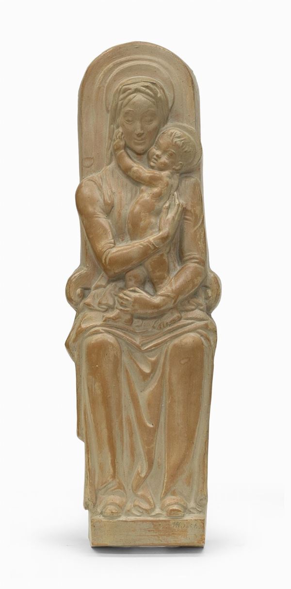 TERRACOTTA MADONNA DI MARIO MOSCHI