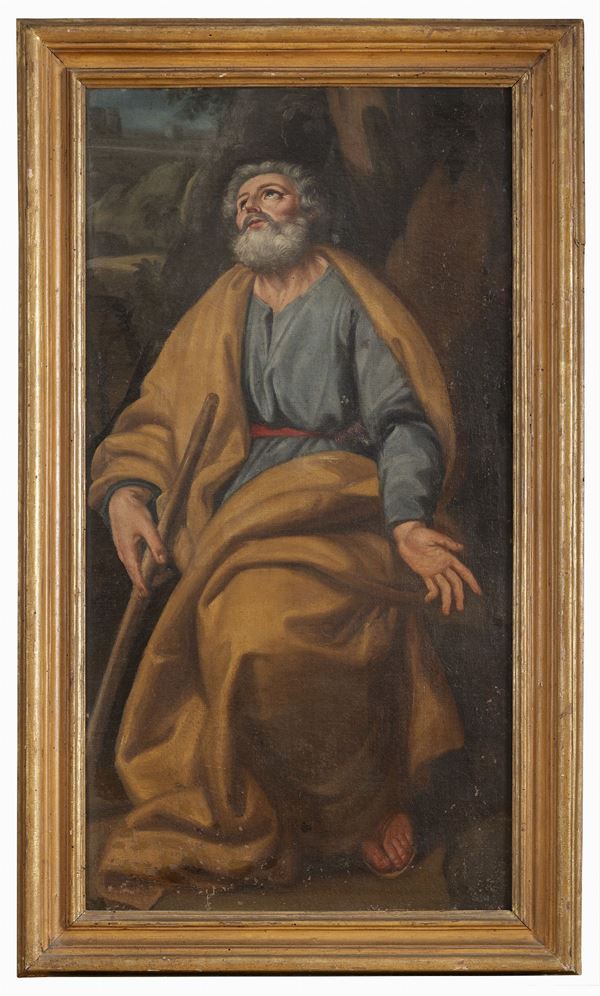DIPINTO SANT'ISIDORO AGRICOLA DI PITTORE BOLOGNESE