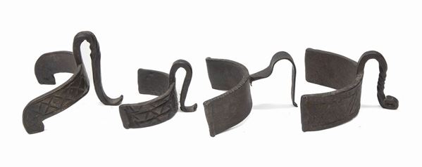 QUATTRO FERRI DA CAVALLO, XVII SECOLO