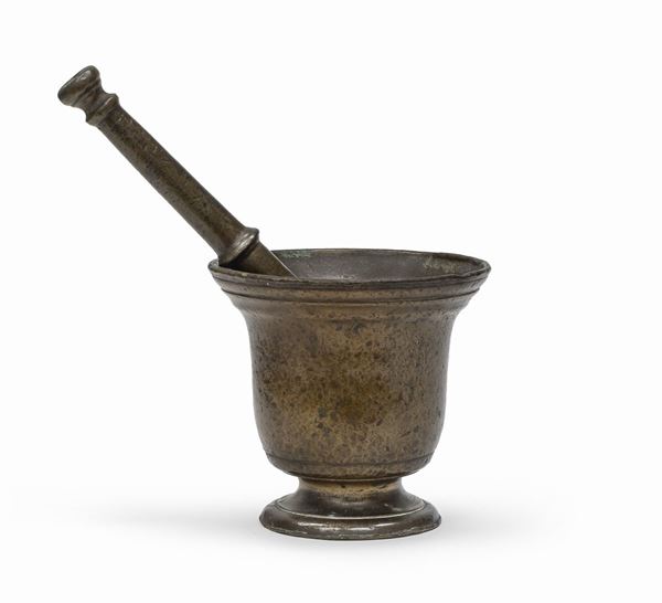 MORTAIO IN BRONZO, XVII SECOLO