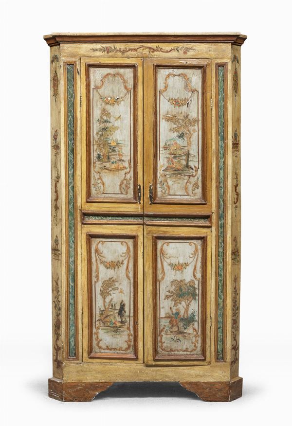 ARMADIO AD ARTE POVERA, PROBABILMENTE VENEZIA XVIII SECOLO
