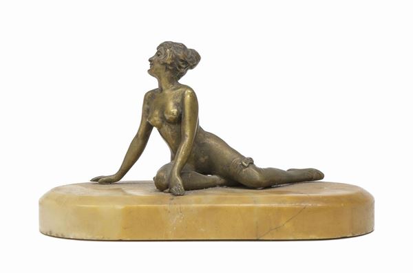 SCULTURA DI BALLERINA IN BRONZO LIBERTY