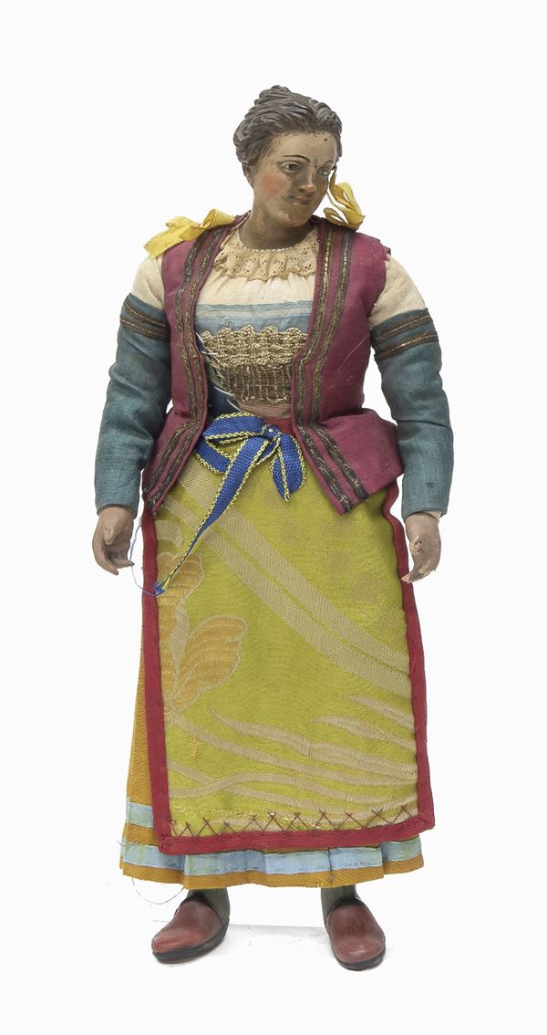 CONTADINA DA PRESEPE, NAPOLI XIX SECOLO