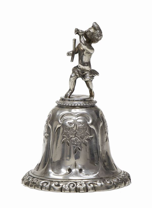 CAMPANELLO IN ARGENTO AUSTRO-UNGARICO INIZI XIX SECOLO