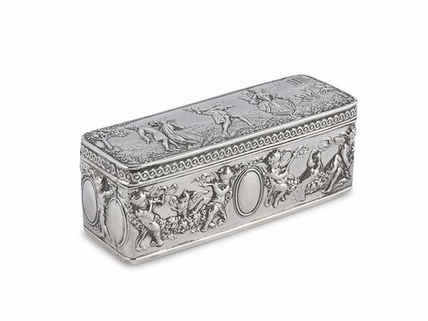 TABACCHIERA IN ARGENTO, OLANDA XIX SECOLO