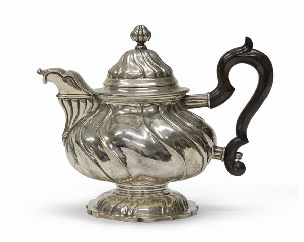 TEIERA IN ARGENTO, BRANDIMARTE FIRENZE FINE XX SECOLO