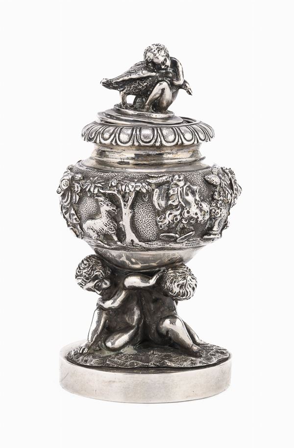 CALAMAIO IN ARGENTO, ITALIA 1880 ca.