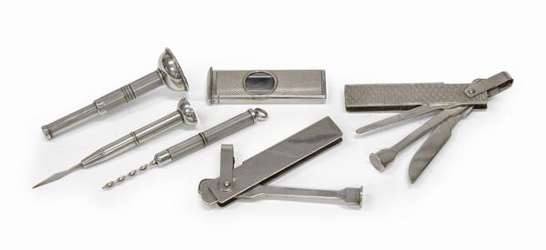 SET PER PIPA E SIGARI IN ARGENTO, ITALIA E INGHILTERRA POST 2000